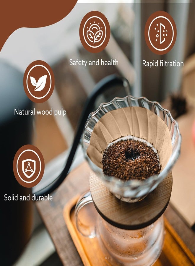 Prudiut 500 Count Percolator Coffee Filters, 3.75in Natural Unbleached Percolator Filters Disposable Disc Coffee Filters for Coffee Shops, Camping, Home, Office - Image 4