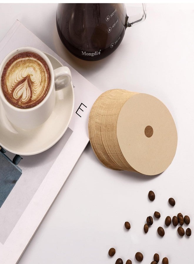 Prudiut 500 Count Percolator Coffee Filters, 3.75in Natural Unbleached Percolator Filters Disposable Disc Coffee Filters for Coffee Shops, Camping, Home, Office - Image 5