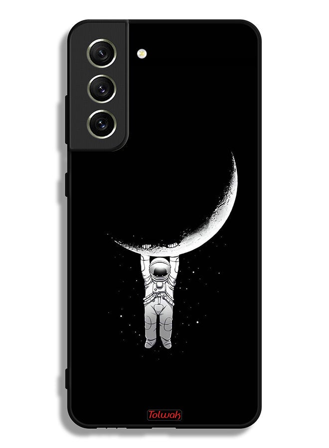 Tolwak Samsung Galaxy S21 FE 5G Protective Case Cover Hanging From Moon - Image 3