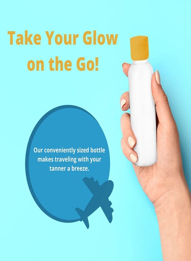 Tan Physics Self Tanner - 11pc Sunless Tanning Kit with True Color Tanner, Exfoliation Gloves, Travel Bag & Bottle, Face & Body Mitts, Detail Applicator for a Flawless Glow - Image 5