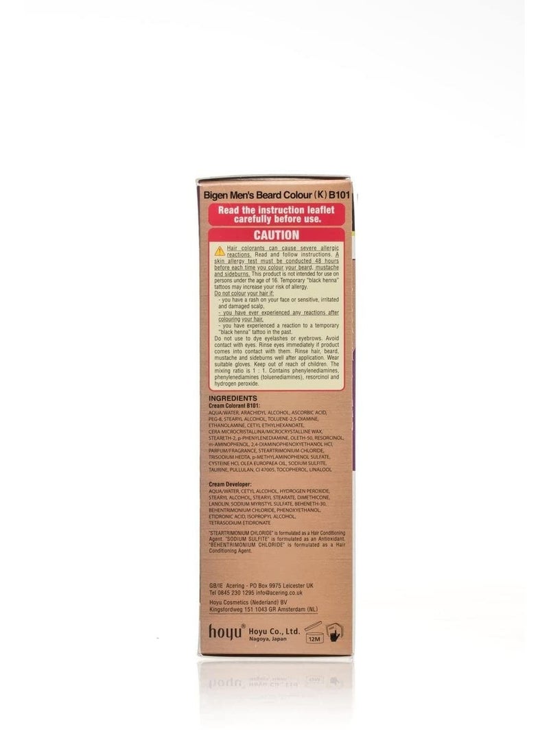 بايجن بيجين - لون لحية للرجال - أسود طبيعي - B101 - 40 جم - Image 2