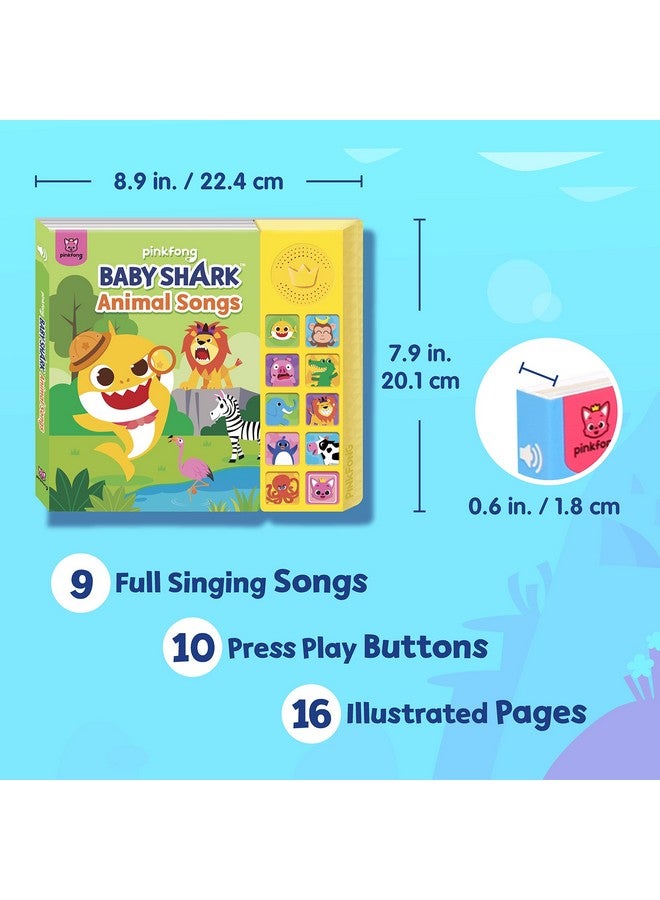 Pinkfong Baby Shark Animal Songs 10 Button Sound Book | Learning & Education Toys | Interactive Books for Toddlers 1-3 | Gifts for Boys & Girls - Image 2