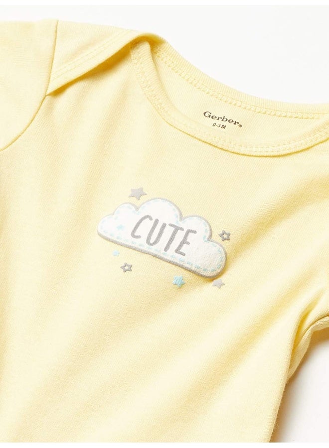 Gerber Gerber Baby Girls 6 Pack Long-Sleeve Onesies Bodysuit Baby and Toddler T-Shirt Set  - Image 3