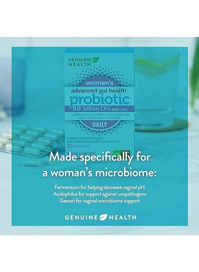 Genuine Health Genuine Health Women's Daily Probiotic, Helps Promote Healthy Digestion, Gut Health & Vaginal & Skin Health, Multi-Strain Formula (60 Count)  - Image 2