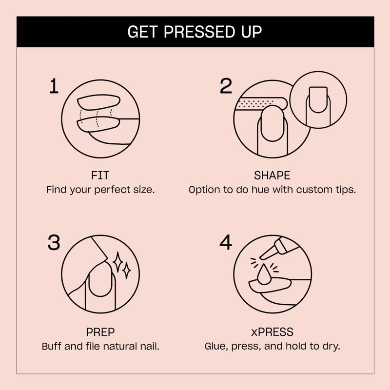 OPI On Point Put it in Neutral | Short Round Soft Nude Beige Pink Press On Nails | 24 Count with Nail Glue | Long Lasting, Reusable, Non-damaging | Fall 2025 Shades - Image 4