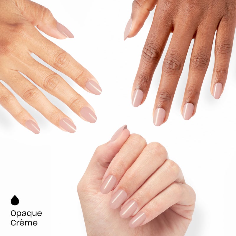 OPI On Point Put it in Neutral | Short Round Soft Nude Beige Pink Press On Nails | 24 Count with Nail Glue | Long Lasting, Reusable, Non-damaging | Fall 2025 Shades - Image 3