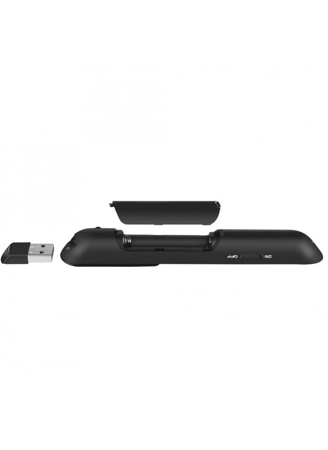DinoFire Wireless Presenter, Hyperlink Volume Control Presentation Clicker RF 2.4GHz USB PowerPoint Clicker Presentation Remote Control Pointer Slide Advancer (Black)  - Image 5