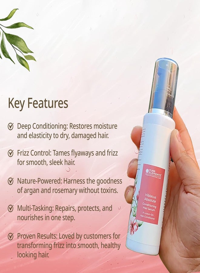 بيور إيلمنتس سيروم بيور إيليمنتس هيبيسكوس أبسولوت لترطيب الشعر، بلسم يُترك على الشعر، تغذية مكثفة، 100 مل - Image 4