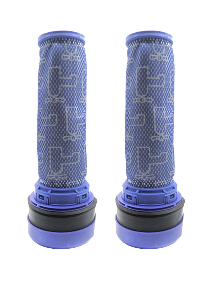 NIBEMINENT 2pcs Post Filter HEPA Motor Replacement for Dyson DC39 Vacuum Cleaner Blue 22.50centimeter 