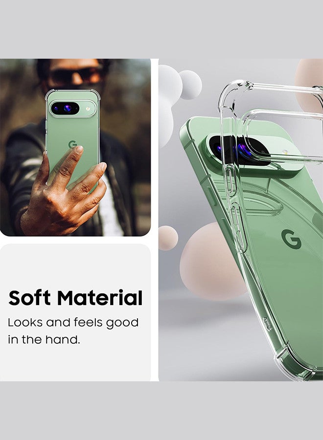 CATANES (for Google Pixel 9 Pro) 3 Packs TPU Case and 2 Screen Protectors Shockproof Soft TPU Bumper and Hard PC Back Case Anti-Scratch,Drop Protection,Slim Fit Gorilla Case Cover - Image 4