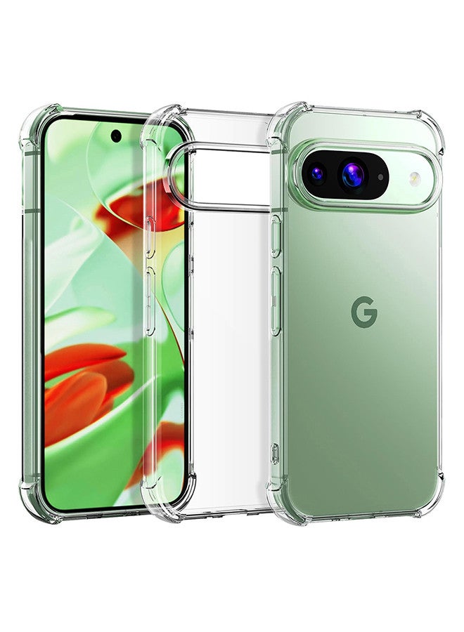 CATANES (for Google Pixel 9 Pro) 3 Packs TPU Case and 2 Screen Protectors Shockproof Soft TPU Bumper and Hard PC Back Case Anti-Scratch,Drop Protection,Slim Fit Gorilla Case Cover - Image 2