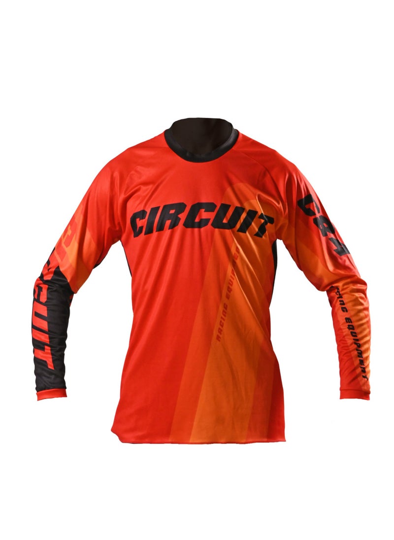 CIRCUIT - Cross/Enduro Jersey Reflex 22 Red-Orange - Image 1