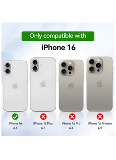 BORTONY iPhone 16 Cover 6.1 inch Crytsal Clear TPU Anti Scratch Slim Thin iPhone 16 Case Shockproof Protective Case for iPhone 16  - Image 2