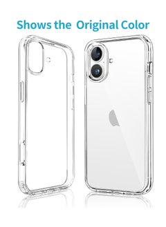 BORTONY iPhone 16 Cover 6.1 inch Crytsal Clear TPU Anti Scratch Slim Thin iPhone 16 Case Shockproof Protective Case for iPhone 16  - Image 3