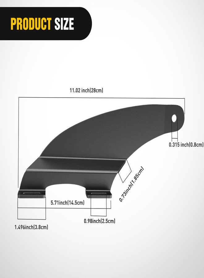 Nilight 52 inch Curved LED Light Bar Bracket Mounting Upper Windshield Roof Cab Brackets for Dodge RAM 1500 4th Gen 2009-2018, 1500 Classic 2019-2024 and RAM 2500 3500 2010-2018 - Image 2
