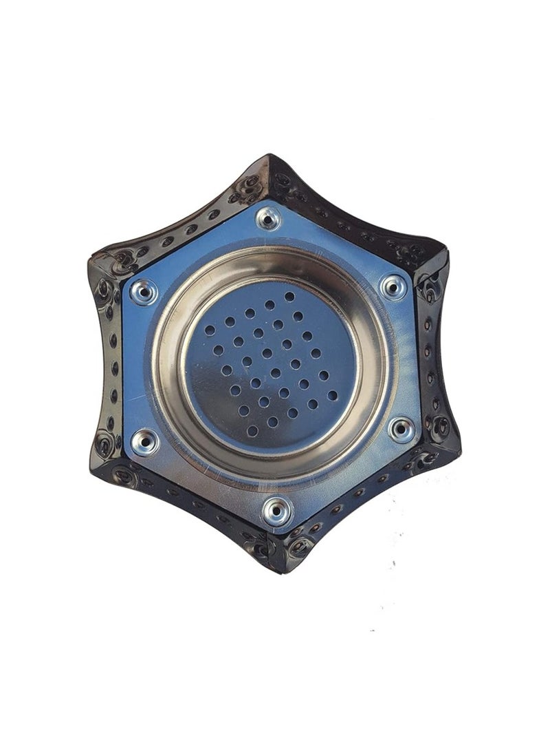 AM Premium Charcoal Incense Burner for Oud, Resin & Frankincense. Bakhoor Burner (Copper Rose) - Image 5
