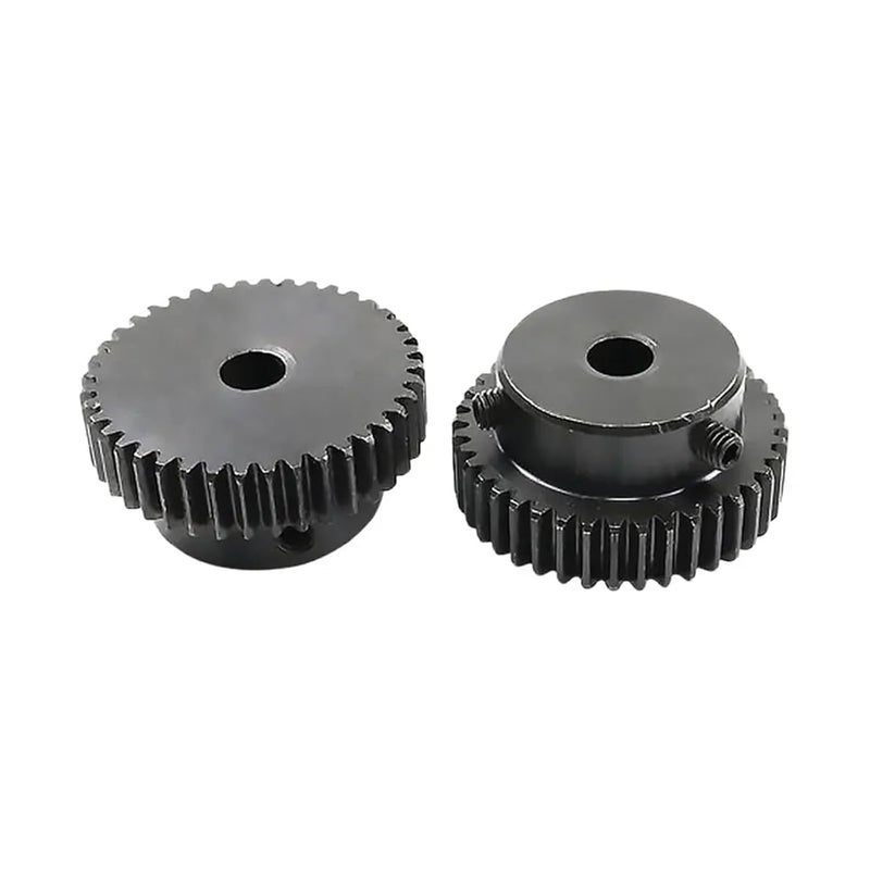 Spur Gear Pinion 1 Module 25 Teeth 45 Steel 12mm Bore 14 Pcs Motor Rack Transmission - Image 2