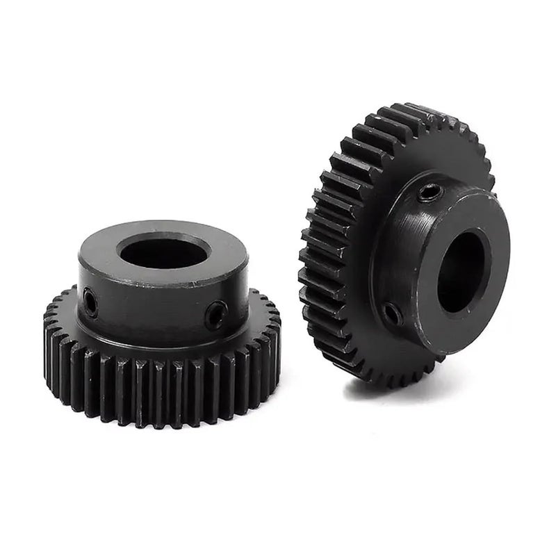 Spur Gear Pinion 1 Module 25 Teeth 45 Steel 12mm Bore 14 Pcs Motor Rack Transmission - Image 4