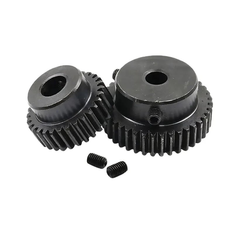 Spur Gear Pinion 1 Module 25 Teeth 45 Steel 12mm Bore 14 Pcs Motor Rack Transmission - Image 3