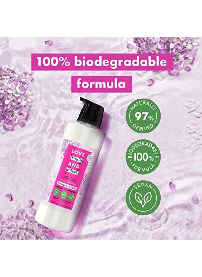 Shampoo Milk Moisture And Bounce For Waves And Curls Rice Oil And Angelica Essence 100 Percent Biodegradable Shampoo 32 Oz