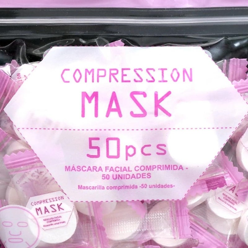 Daiso أقنعة دايسو الضاغطة – 50 قطعة | قناع وجه قابل للتخلص منه | حماية مريحة وقابلة للتنفس - Image 2
