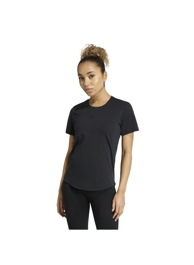 adidas Motion Es T Black Training T-Shirts For Women XS