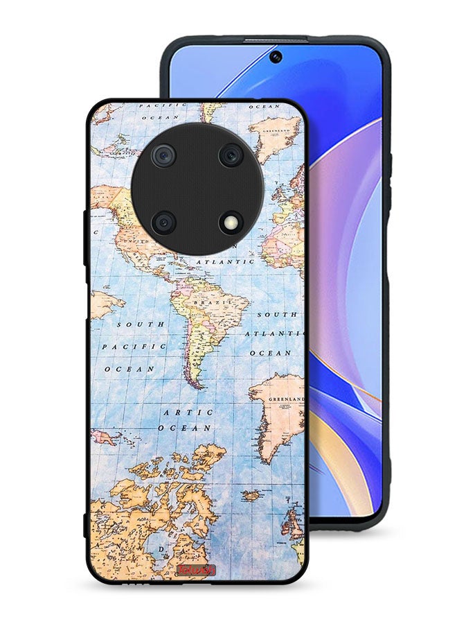 Tolwak Huawei nova Y90 Protective Case Cover World Map - Image 1