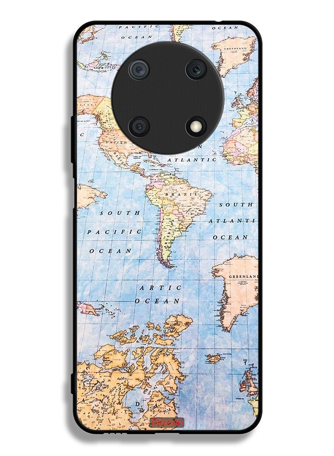 Tolwak Huawei nova Y90 Protective Case Cover World Map - Image 2