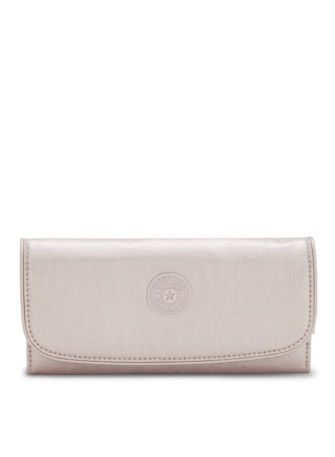 كيبلينغ محفظة ماني لاند كبيرة مزودة بحماية RFID بلون ميتاليك جلو - Image 1