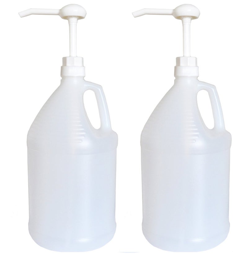 nicebottles Gallon Jug with Pump, Pack of 2 - Image 1