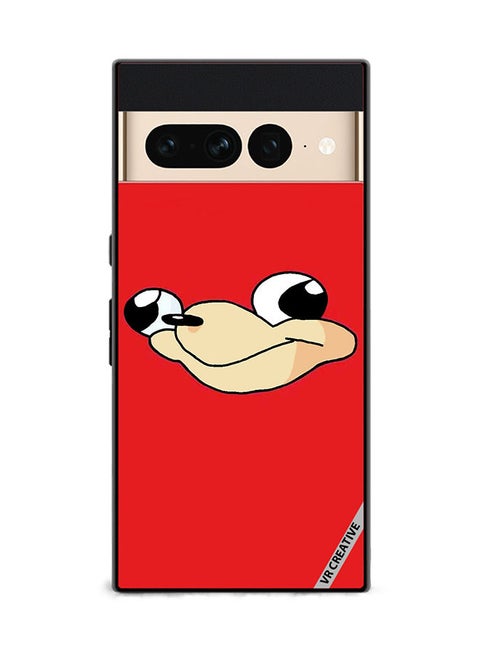 Protective Case Cover For Google Pixel 7 Pro Uganda Knuckles Design Multicolour