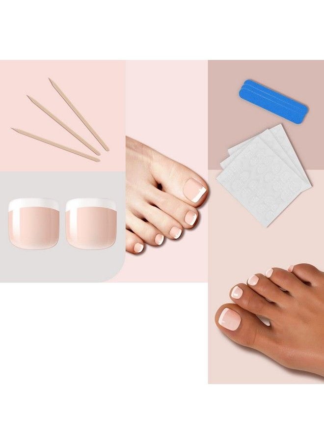 140 Pieces 5 Sets French False Toenails Glossy Press On Toe Nails Short Full Cover Natural Artificial Nail Tips For Diy Nail Art(French Nails) - pzsku/Z969D87D719D1B5002FF4Z/45/_/1683268044/944c62fc-6cf5-4aa9-9763-614d77d2cc3f