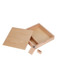 Thoraya Square Maple Portable Drive Storage Wood Box USB2.0 Flash Memory U Disk 64G  - Image 2