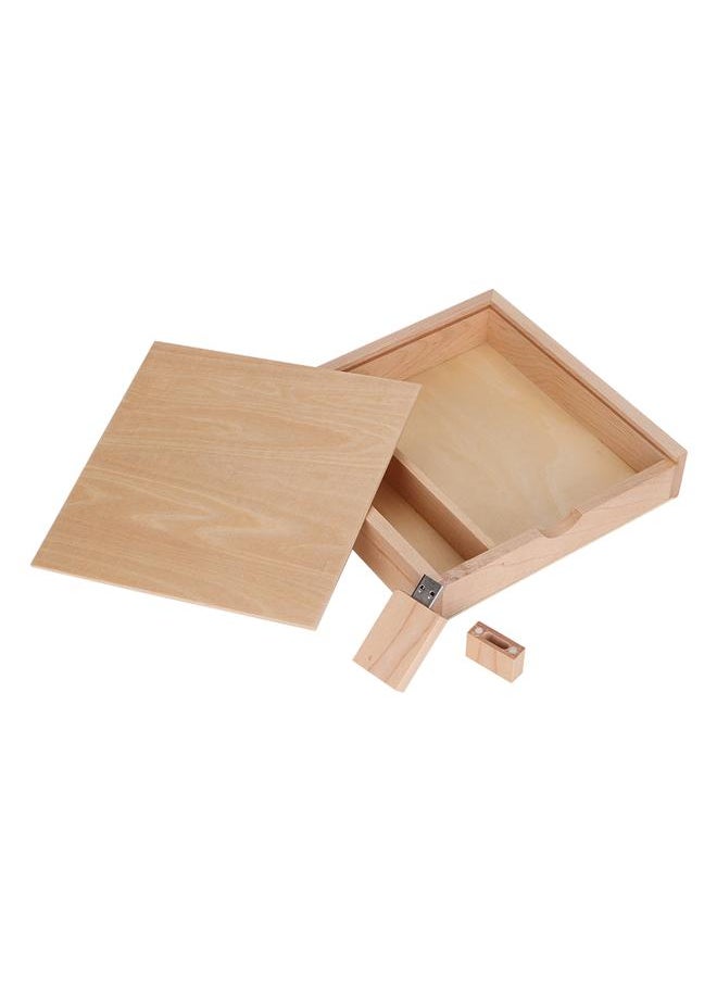 Thoraya - Square Maple Portable Drive Storage Wood Box USB2.0 Flash Memory U Disk 64G - Image 1