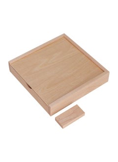 Thoraya Square Maple Portable Drive Storage Wood Box USB2.0 Flash Memory U Disk 64G  - Image 1