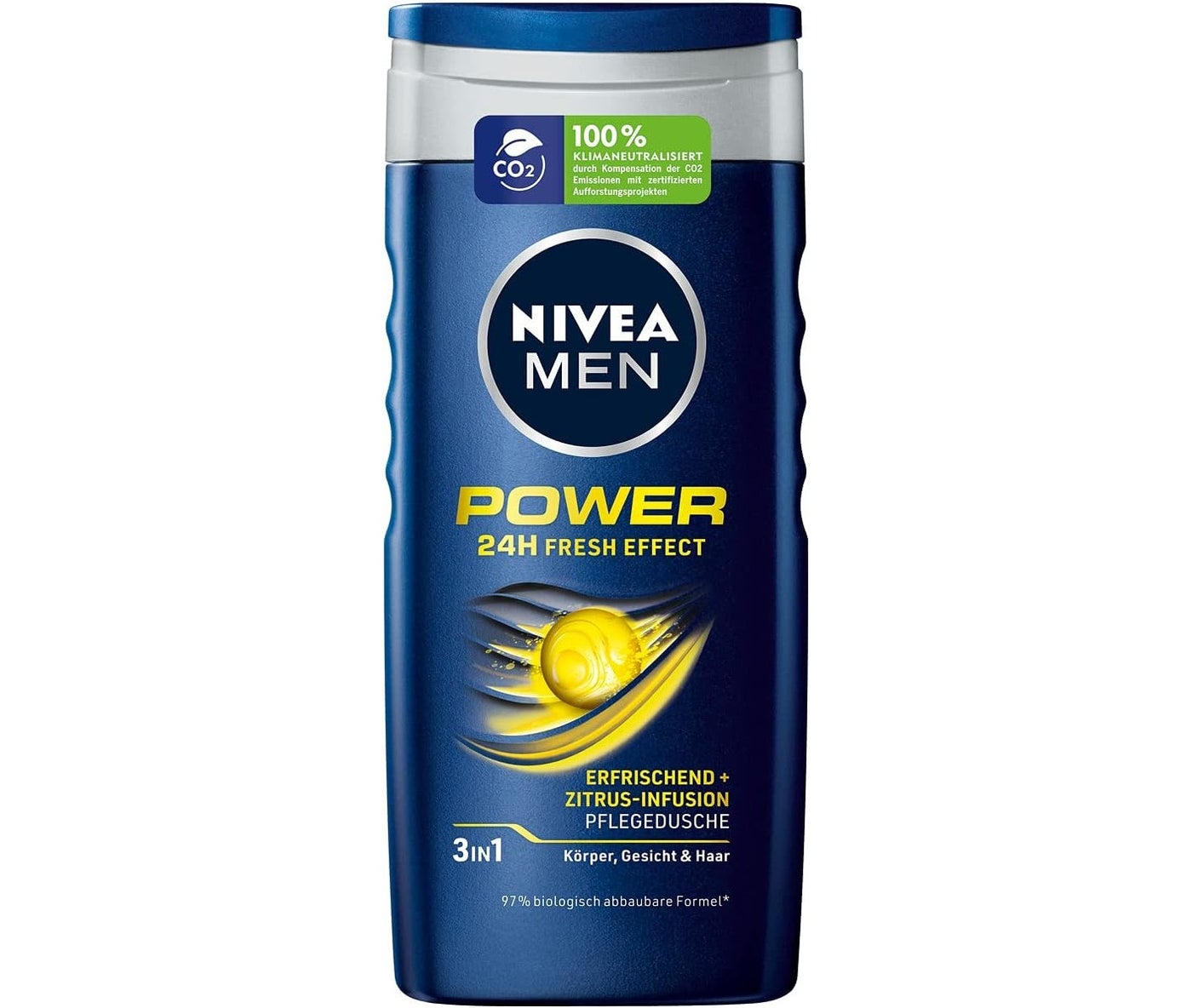 Nivea Men Shower Gel Power Fresh Long Lasting - 250ml