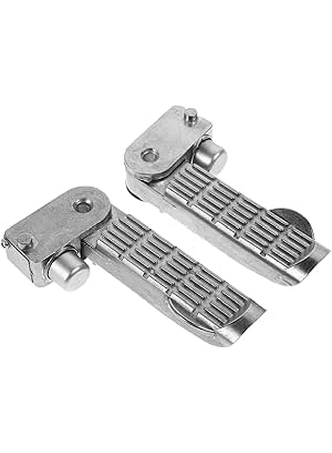 Aluminum Alloy Highway Foot Pegs Extended Folding Rear Motorcycle Footrest Pair For Electric Scooter - Image 1