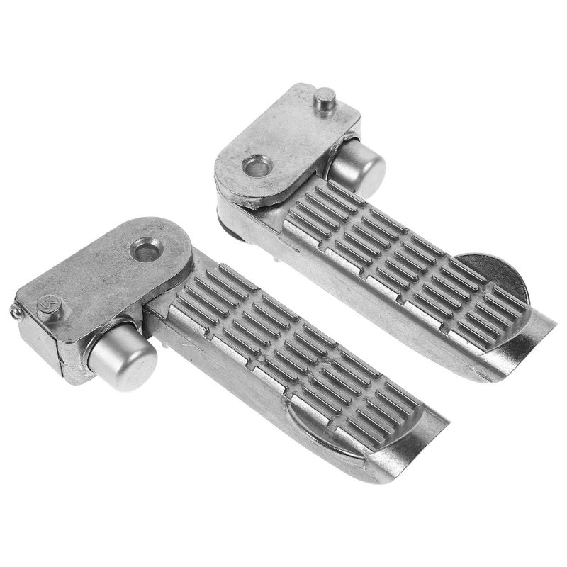 Aluminum Alloy Highway Foot Pegs Extended Folding Rear Motorcycle Footrest Pair For Electric Scooter - Image 2