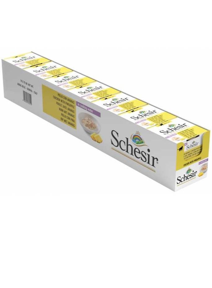Schesir Chicken With Pineapple Cat Wet Food - Image 2