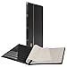 Leuchtturm LIGHTHOUSE BASIC Hard Cover Stockbook for Stamps 16 Black Cardstock 9x12 A4 Pages with Clear Strips Black - Image 3