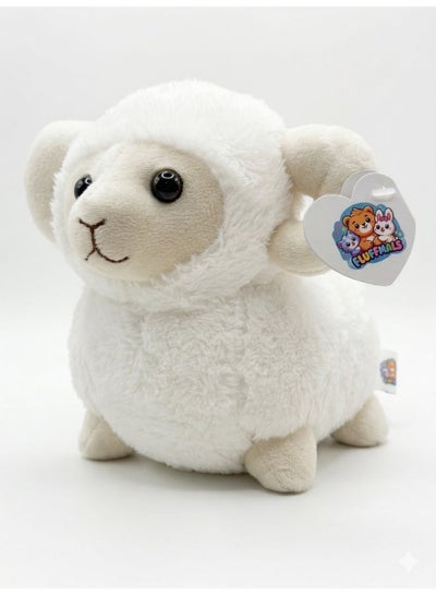 Fluffmals Soft Plush Animal Toy – LITTLE LAMB 23 cm| Cute Mini Stuffed Toy for Kids | Ultra Soft & Huggable Small Plush | Travel Friendly Soft Toy for Babies & Toddlers