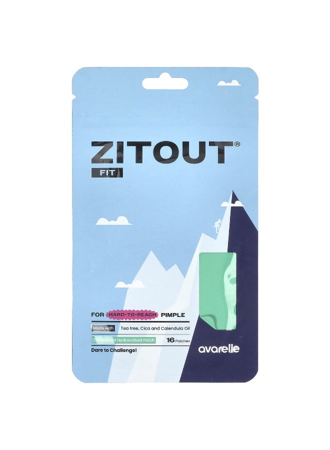 AVARELLE Avarelle, Zitout® Fit, Translucent Hydrocolloid Patch, 16 Patches  - Image 1
