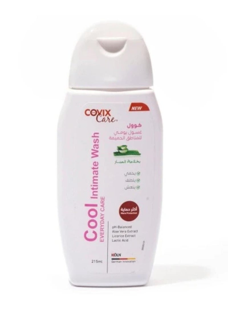 covix - Covix Care Cool Daily Intimate Wash with Aloe Vera - 215 ml - Image 1