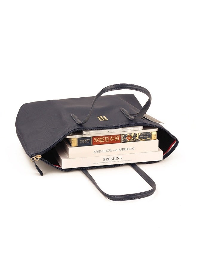 Tommy Hilfiger Denim Tommy Hilfiger Women's Tote Bags, Classic Fashion Versatile Signature Tape Large Capacity Shoulder Bag Handbag for Travel, Work, Gym, - Image 5