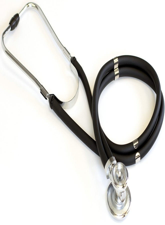 Primacare DS-9295-BK 30" Sprague Rappaport Style Stethoscope for Doctors, Nurses and Medical Students, First Aid Professional Dual Head Cardiology Kit for Men, Women and Pediatric, Black - Image 1