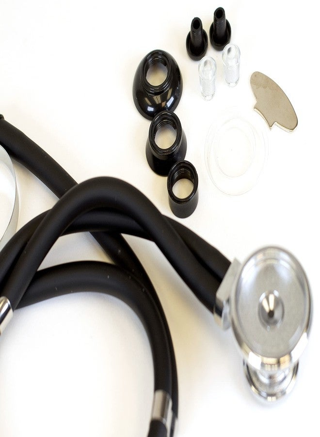 Primacare DS-9295-BK 30" Sprague Rappaport Style Stethoscope for Doctors, Nurses and Medical Students, First Aid Professional Dual Head Cardiology Kit for Men, Women and Pediatric, Black - Image 5