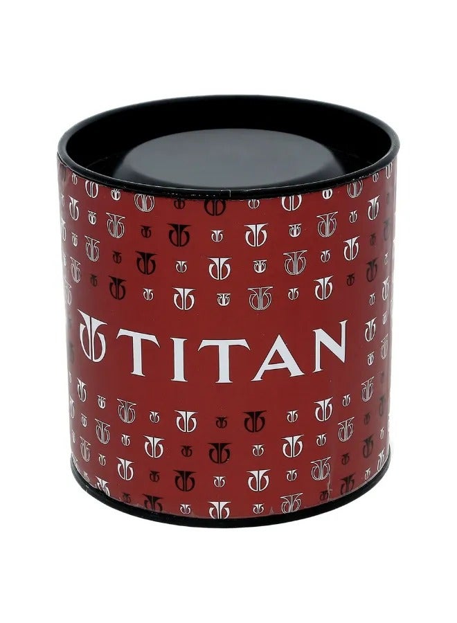 TITAN Men's Analog Round Shape Stainless Steel Wrist Watch - 1644YM01 - 45 Mm - Image 5