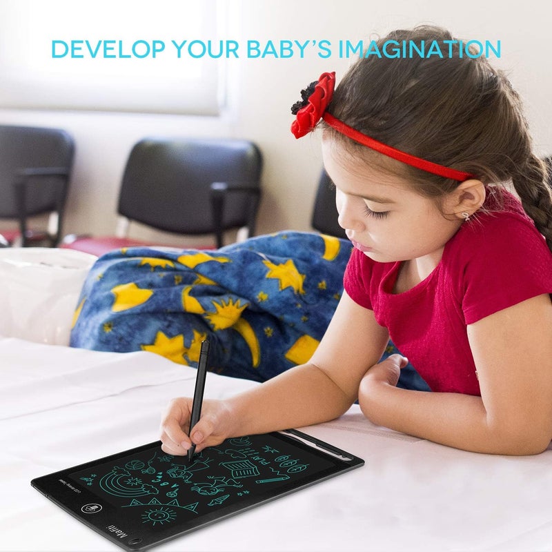 mafiti LCD Writing Tablet 8.5 Inch Electronic Writing Drawing Pad Portable Doodle Board Gifts for Kids Office Memo Home Whiteboard Black - Image 4