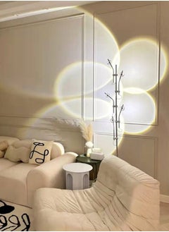 شاربدو مصباح أرضي LED متعدد الاستخدامات من Nordic مكون من 5 مصابيح زجاجية مرنة ومصابيح قراءة لديكور المنزل لغرفة المعيشة وغرفة النوم والمكتب أسود 40x20x158 سنتيمتر  - Image 4