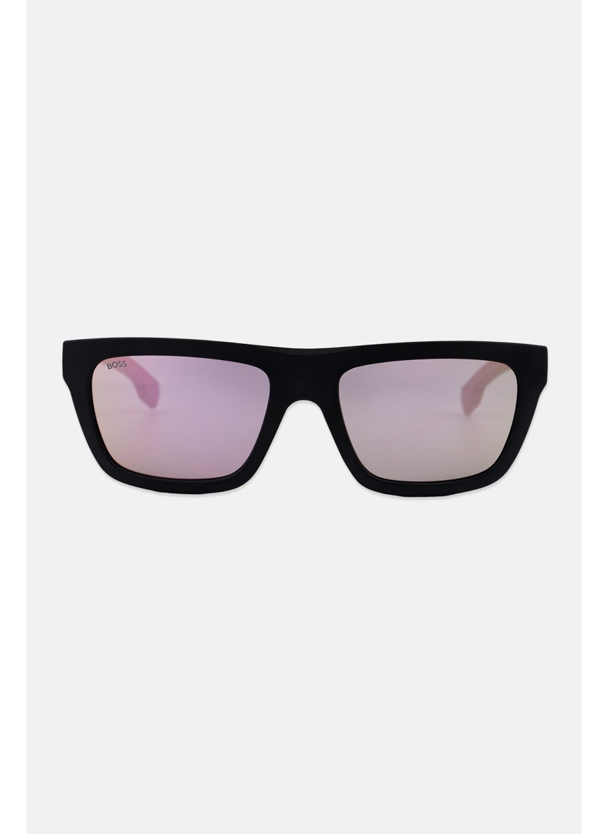 BOSS Men BOSS 1450/S Rectangular UV Protection Sunglasses, Black  - Image 1